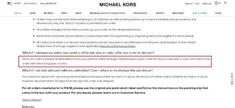 can i cancel michael kors order|Michael Kors customer service.